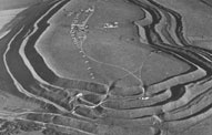 Major George Allen and  Maiden Castle