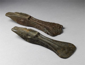 Bronze Axe Heads from Oxford (Click to enlarge)
