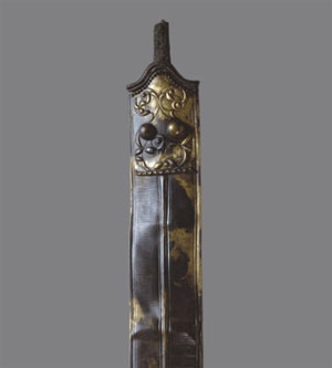 Wittenham Iron Age Sword and Scabbard (Click to enlarge)
