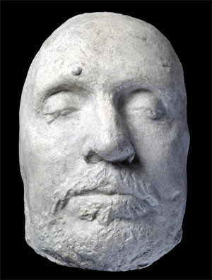 Cromwell's Death Mask (Click to enlarge)