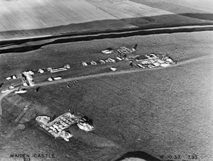 Excavations of Site R and the Neolithic Long Mound, 16 Oct 1937 (Album Ref 14, 76)(Click to enlarge)(Click to enlarge)