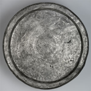 Large pewter plate (Click to enlarge)