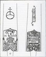 detail of Scottish sword