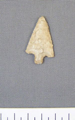 barbed flint arrowhead